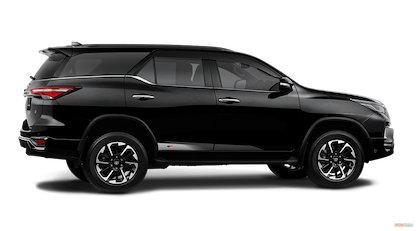 Layanan sewa mobil mewah Toyota Fortuner hitam untuk perjalanan bisnis luar kota di Jawa Timur